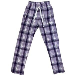 BOXERCRAFT XS Women's Haley Flannel Pant PURPLE PLAID WITH POCKETS